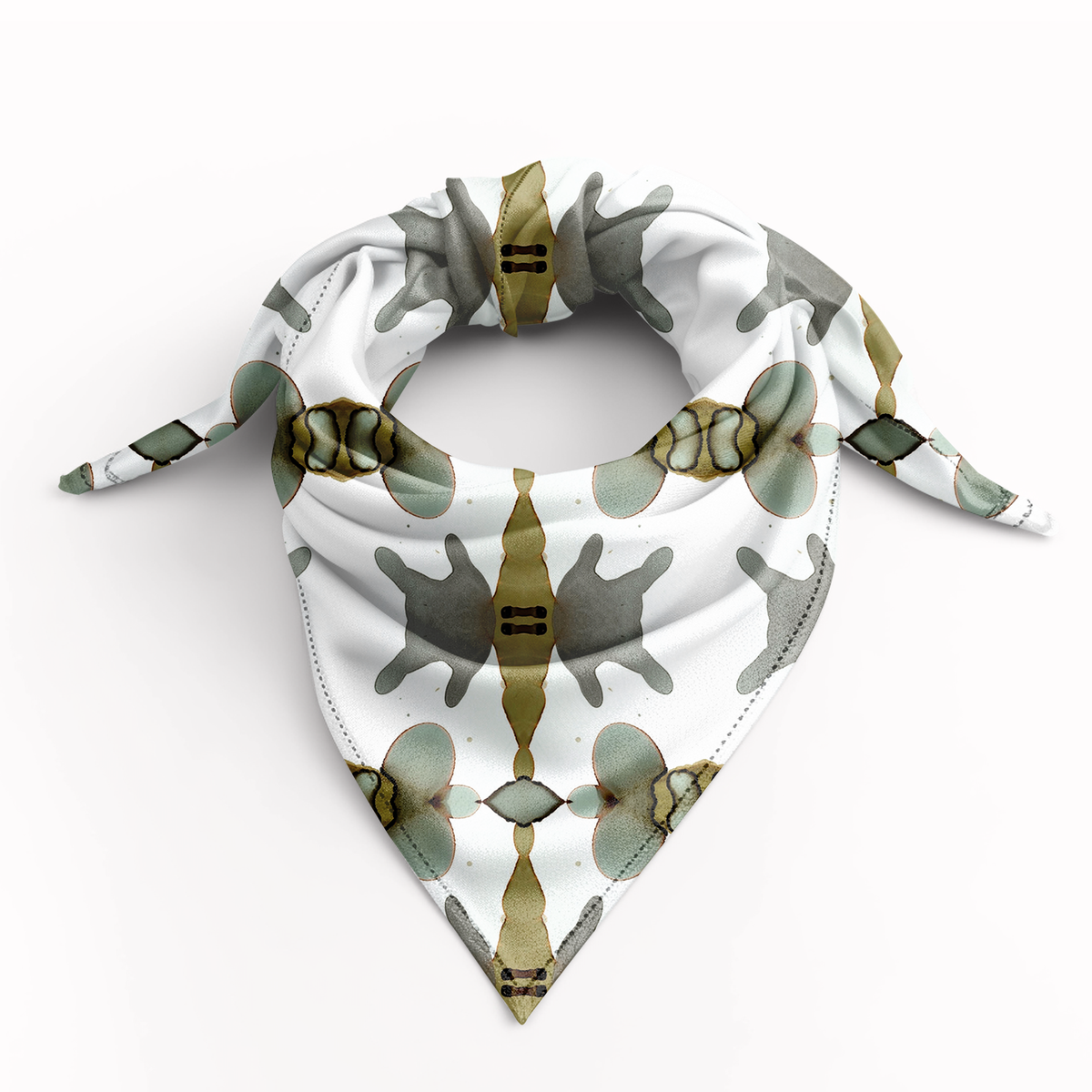 MANHOLE STAR PRINT SILK SCARF 大判スカーフ 星柄 MANHOLE STAR PRINT
