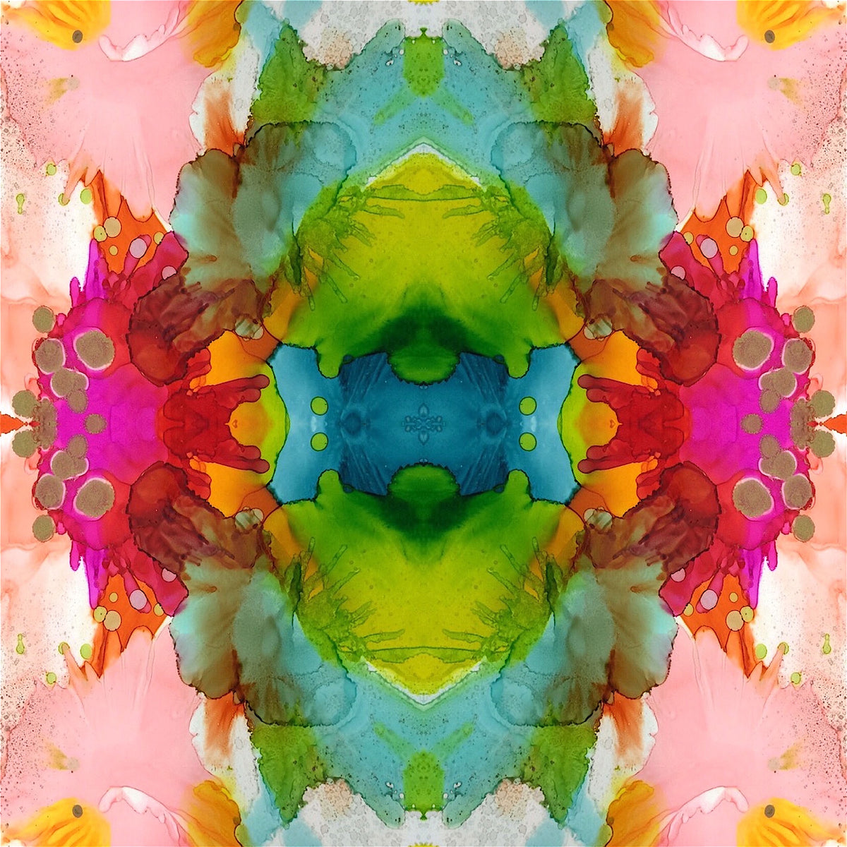 Zany Zinnia — Fabric – Windy O'Connor Art and Home