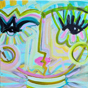 Balanced Babe 12" x 12"