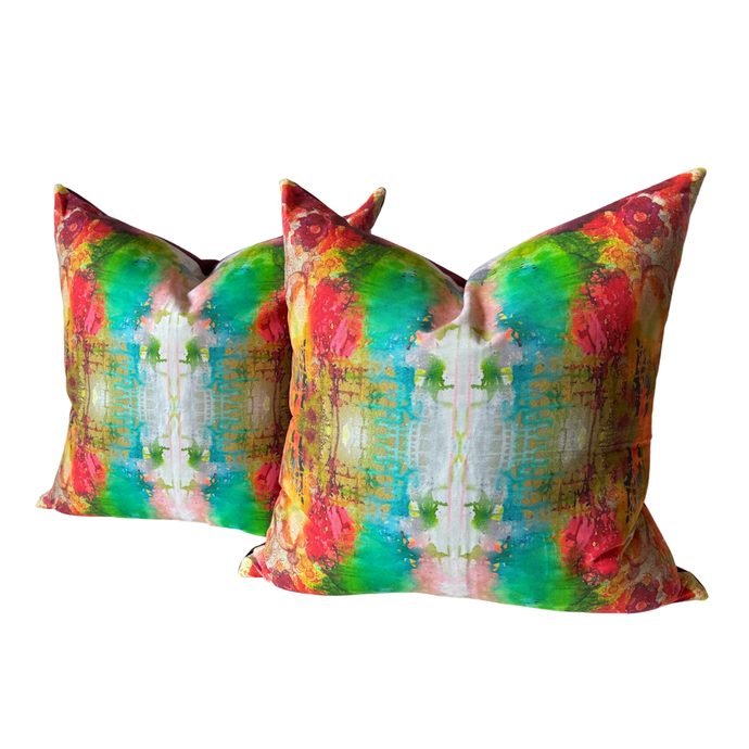 Monet's Butterfly Pillow Pair