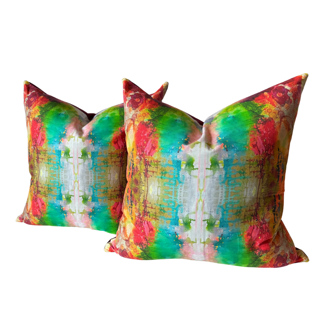 Monet's Butterfly Pillow Pair