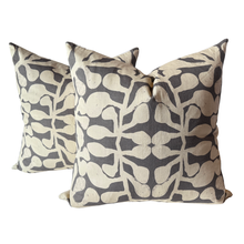 Pods Charcoal Pillow Pair