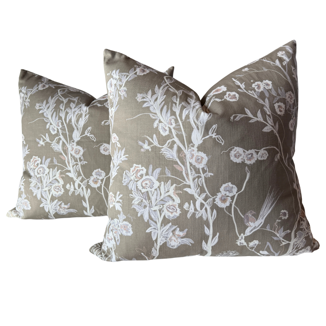 Cherry Blossom Cafe Pillow Pair