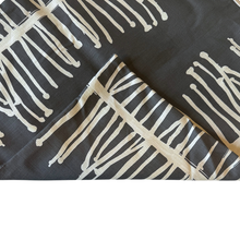 Artifact Charcoal Cream Pillow Pair