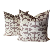 Pods Charcoal Velvet Pillow Pair