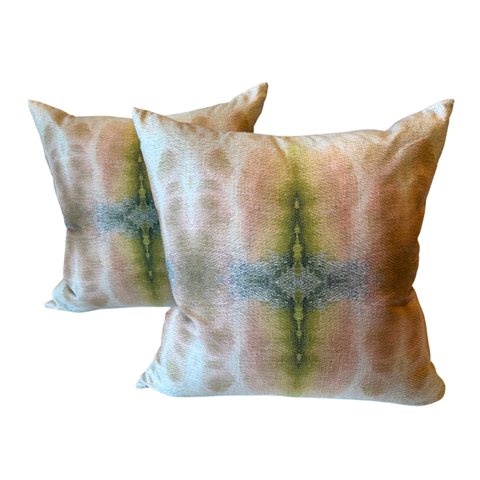 Pink Tie Dye Pillow Pair