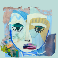 No Drama Chica 8" x 8" Collage