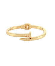 Nail Bangle Bracelet - Gold