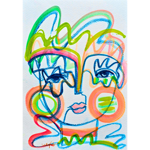 Looking on the Bright Side 7" x 10"