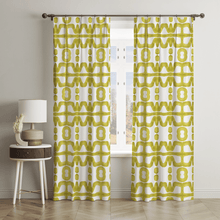 Candied Icing Citron Curtain Panel