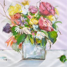 Fresh Perspective - Large Silk Scarf