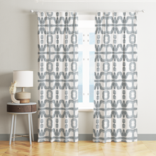 Candied Icing Steel Curtain Panel