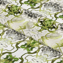 Green Beetles Curtain Panel