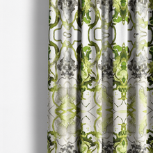 Green Beetles Curtain Panel