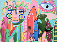 Eye-Land Time 30" x 40"