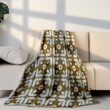 Golden Lattice - Luxe Throw