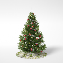 Green Beetles Tree Skirt