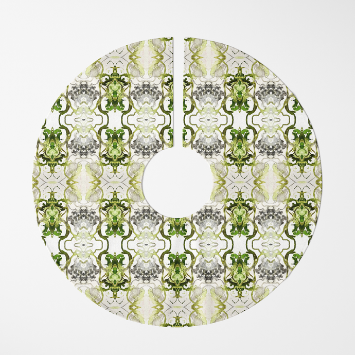 Green Beetles Tree Skirt