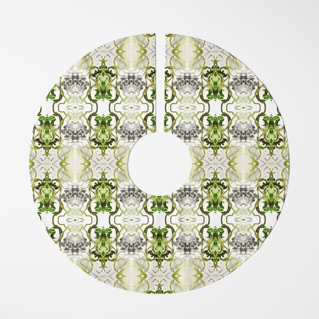 Green Beetles Tree Skirt