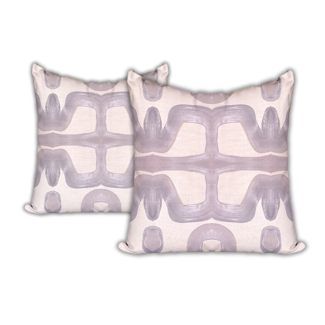 Candied Icing Lavender Pillow Pair