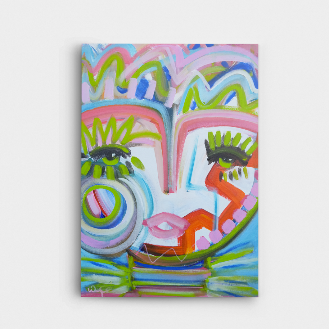 Loving the Tea - Canvas