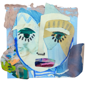 No Drama Chica 8" x 8" Collage