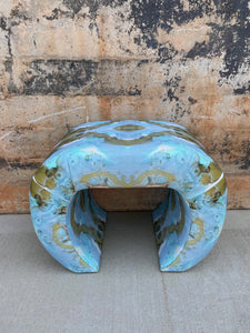Sea Kelp Ottoman