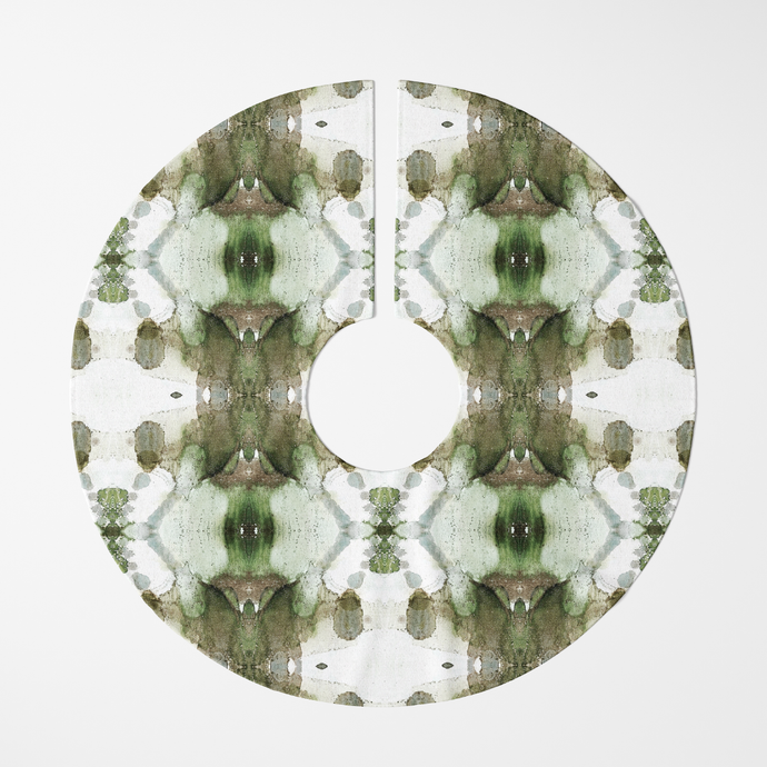 Jade Glitter Tree Skirt