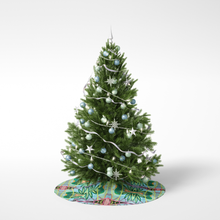 Ferns In Aqua Tree Skirt