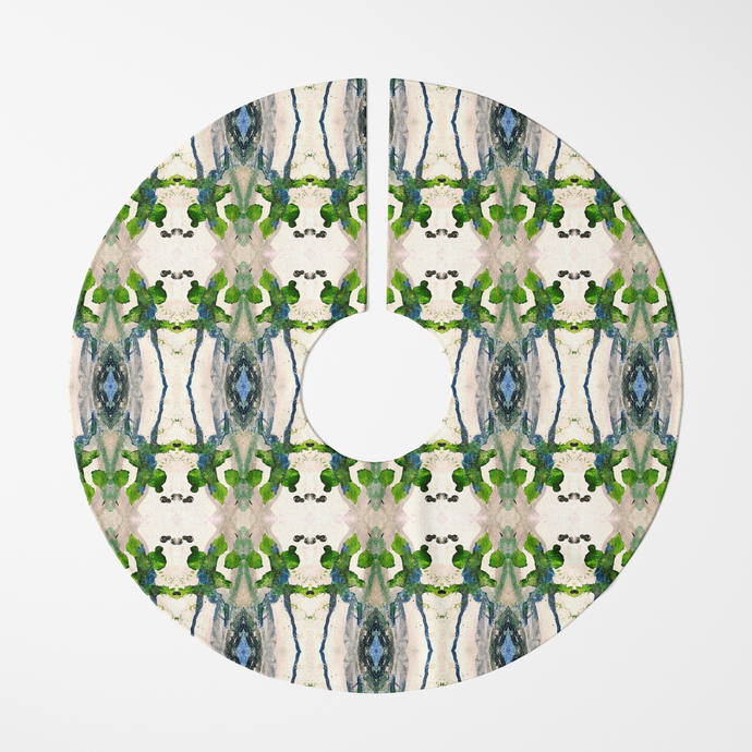 Citrus Blues Tree Skirt