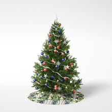 Citrus Blues Tree Skirt