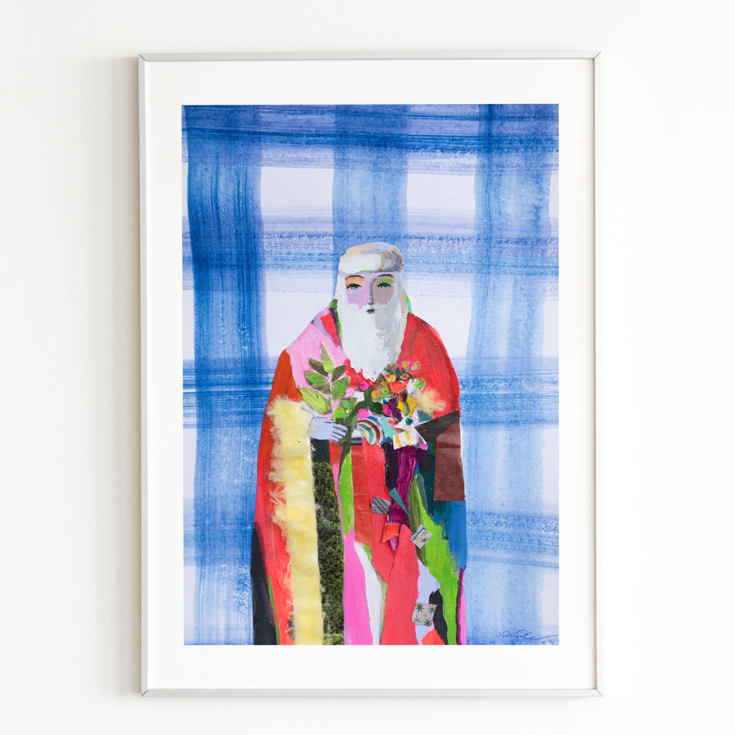 Santa Baby Art Print -  Limited Release