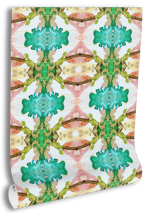 Rose Quartz & Emerald — Wallpaper