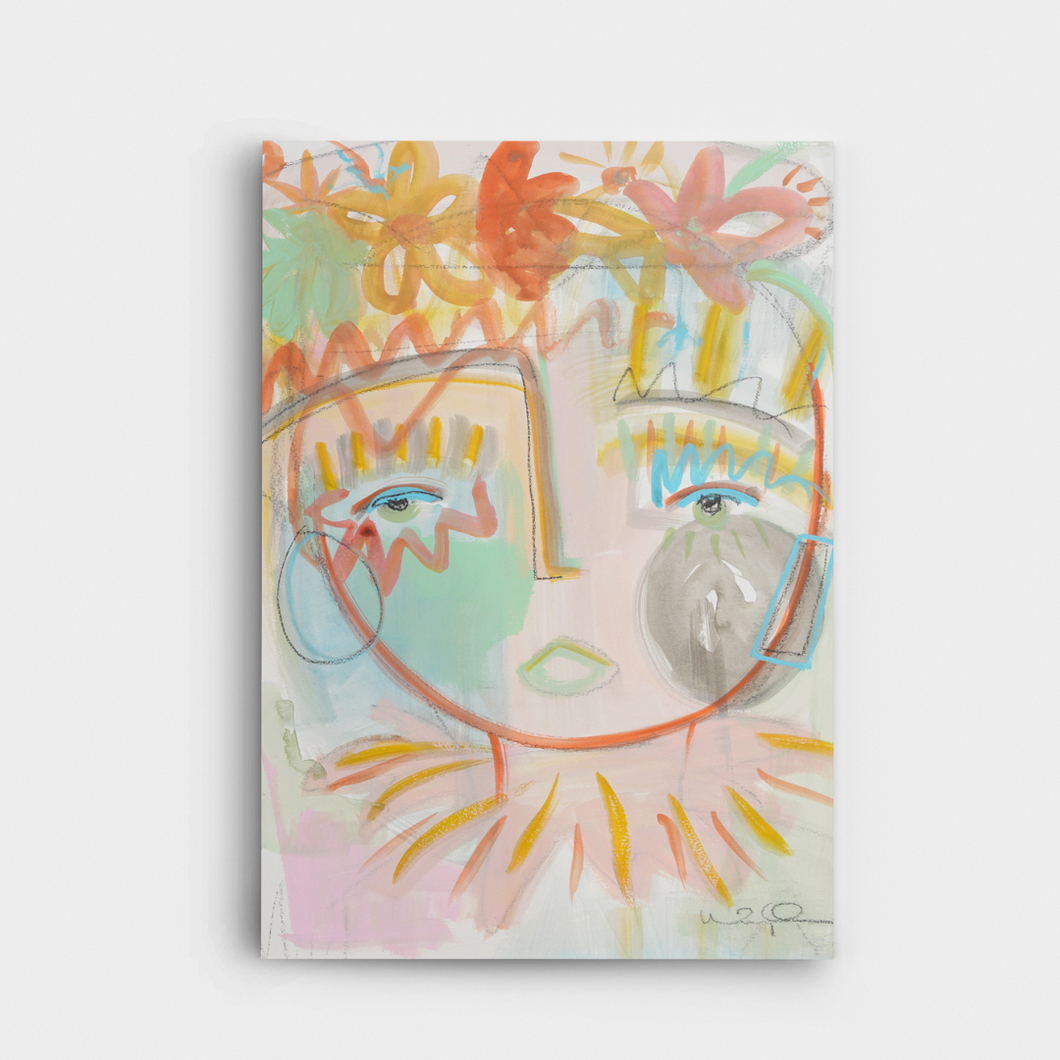 Wildflower Chica - Canvas