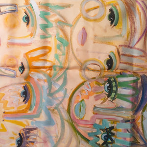 Beauty Of Us All - Large Silk Scarf
