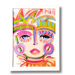 JUST ADDED - She's Fiery Chica  - 9" x 12"