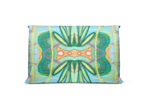 Ferns in Aqua — Pillow Cover