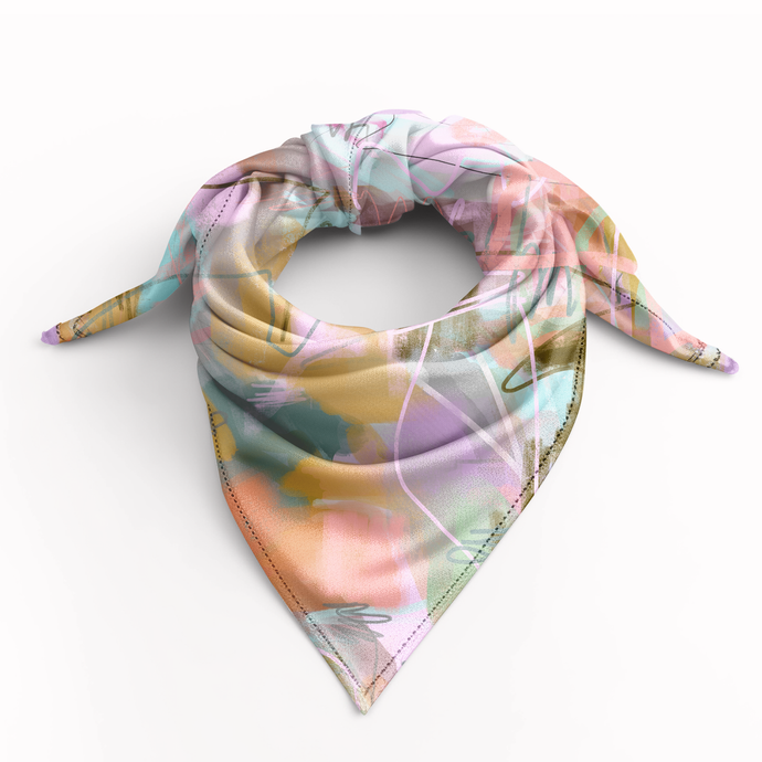 Mango Mania - Large Silk Scarf