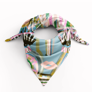 Candy Land Chica - Large Silk Scarf