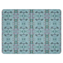 Birds Of A Feather Aqua - Luxe Throw
