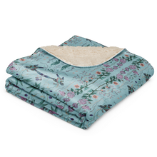 Birds Of A Feather Aqua - Luxe Throw