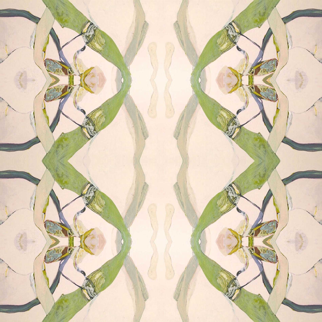 Green Moth — Fabric