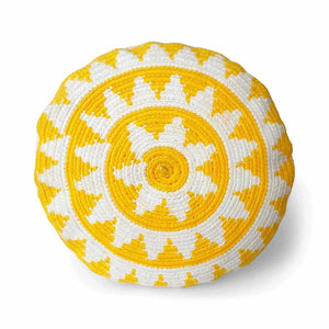 Lemon Checkered Wayuu Bag