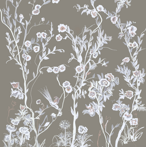 Cherry Blossoms Mural - Fabric