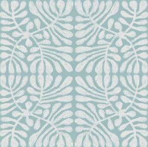 Seedlings Wallpaper - Pale Aqua