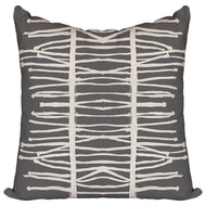 Artifact Charcoal Cream Pillow