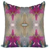 Berry & Teal Pillow