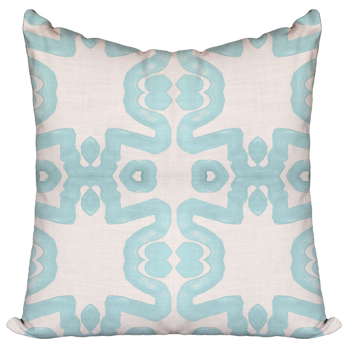 Lace Aqua - Pillow Cover