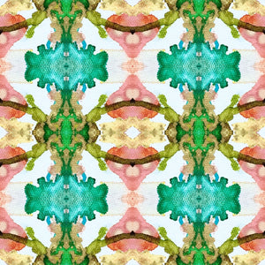Rose Quartz & Emerald — Fabric
